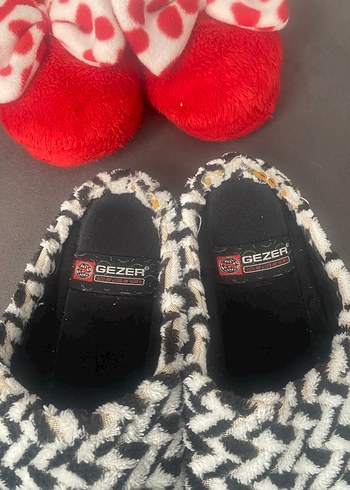 Renkli Desenli Kadın Ev Terlikleri - Görsel 2