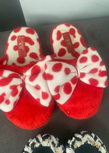 Renkli Desenli Kadın Ev Terlikleri - Görsel 3