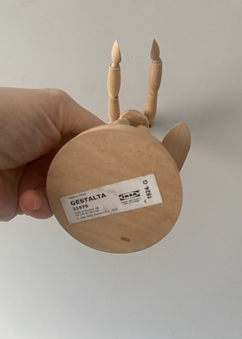 Bej Ahşap Poz Verme Figürü - Görsel 2