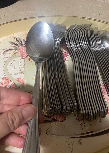 Karaca Gri Metal Çatal ve Kaşık Seti