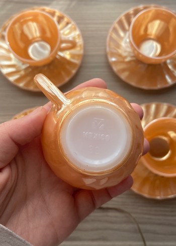 Vintage 6'lı Fincan ve Tabak Seti - Görsel 5