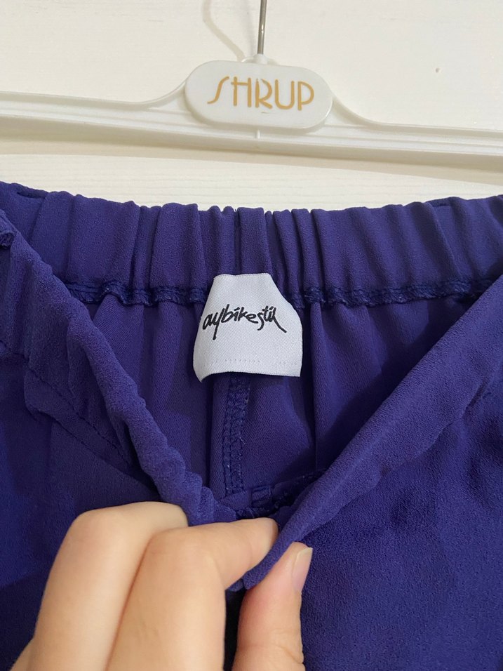 Mor Salaş Tunik Şalvar Takım - Görsel 4