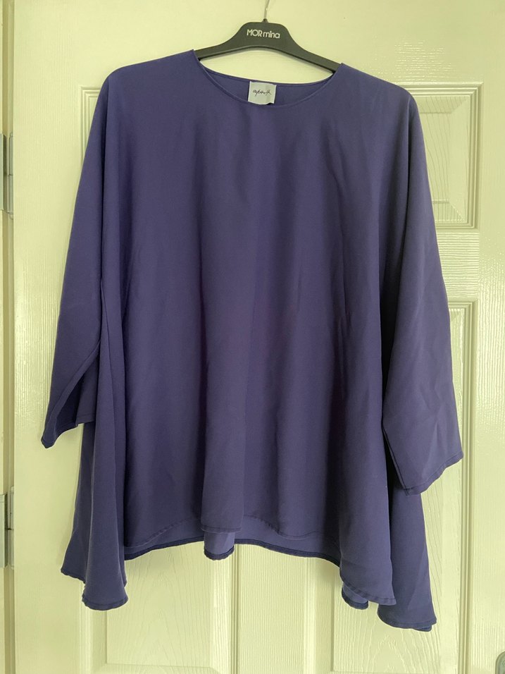 Mor Salaş Tunik Şalvar Takım - Görsel 2