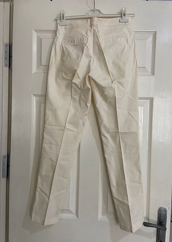 Beyaz Kadın Kot Pantolon - Görsel 3