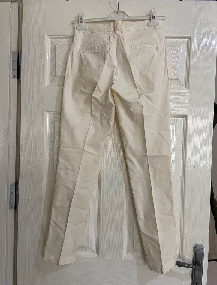 Beyaz Kadın Kot Pantolon - Görsel 3