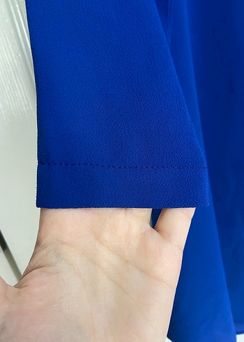 Mavi Kadın Tesettür Tunik - Görsel 4