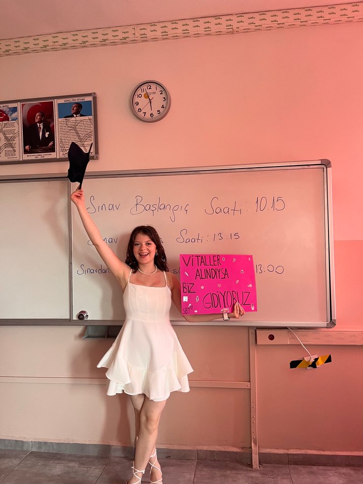 Beyaz Straplez Midi Mezuniyet balo gece elbisesi /beyaz abiye - Görsel 4