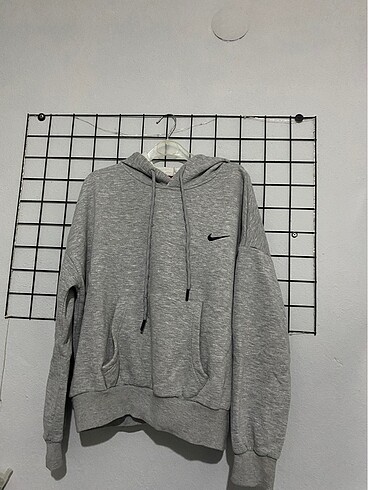 grii içi polar sweatshirt