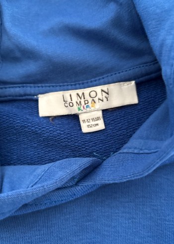 Limon Company Mavi Kapüşonlu Erkek çocuk Sweatshirt