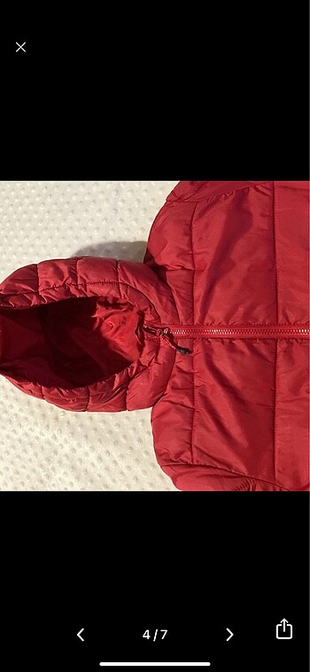 Mango Kids Kırmızı mango cocuk mont