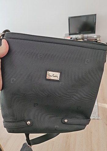 Pierre Cardin Siyah Deri Kadın Çanta