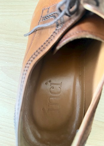 Klasik Kahverengi Deri Erkek Ayakkabı İnci - Görsel 2