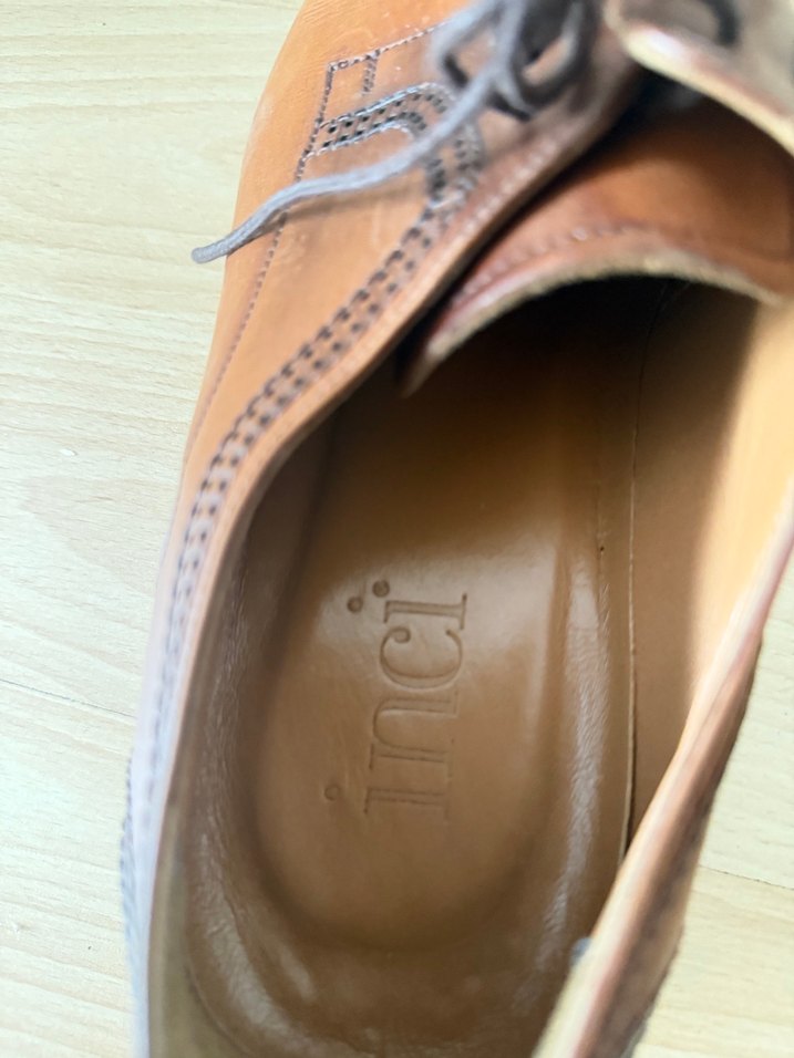 Klasik Kahverengi Deri Erkek Ayakkabı İnci - Görsel 2