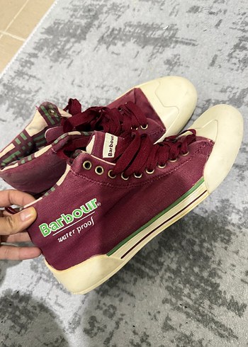 Bağcıklı Bordo Süet Kadın Spor Ayakkabı - Görsel 2