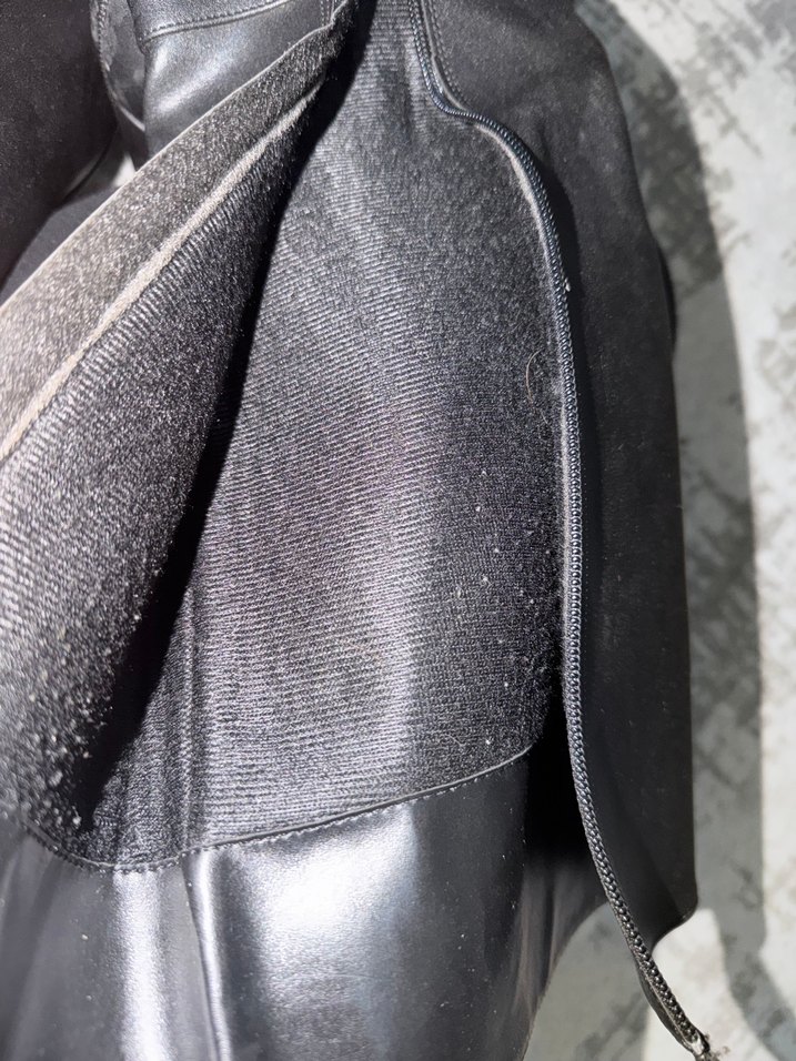 Kadın Siyah Deri Tokalı Dizüstü Topuklu çizme - Görsel 4