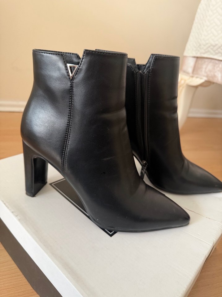 İnci Topuklu Kadın Bot Siyah - Görsel 4