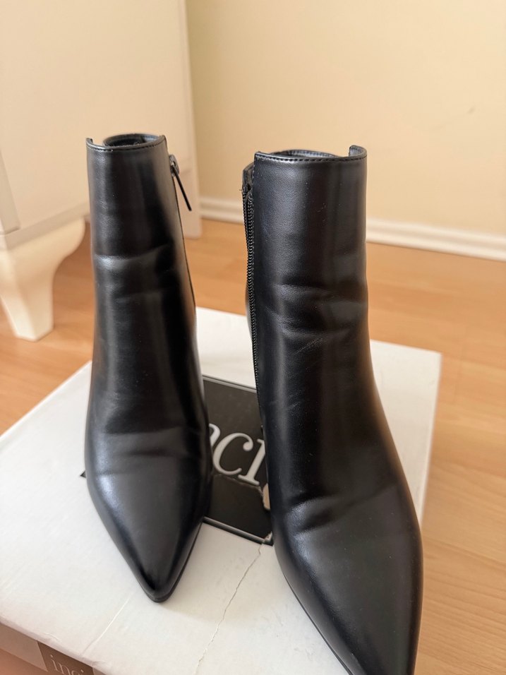 İnci Topuklu Kadın Bot Siyah - Görsel 3