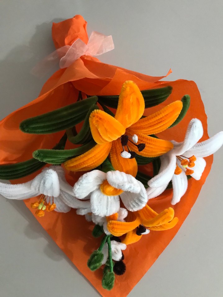 Günışığı Şönil çiçek Buket - Görsel 2