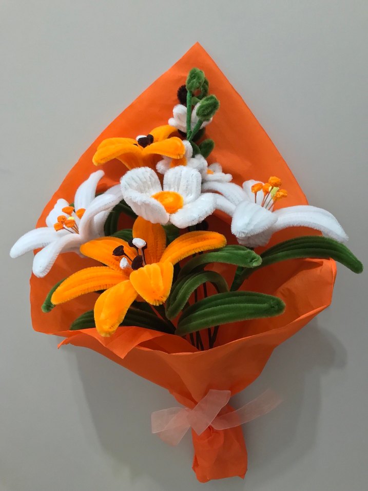 Günışığı Şönil çiçek Buket - Görsel 3