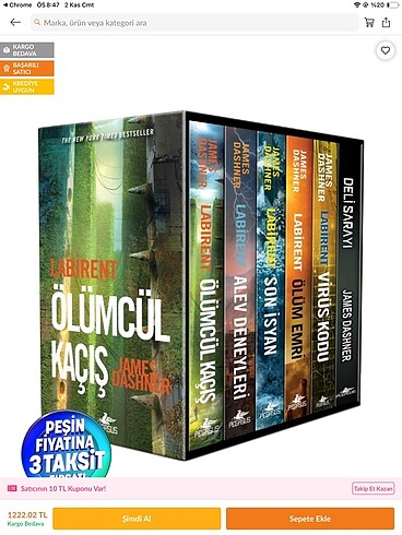 James Dashner Labirent