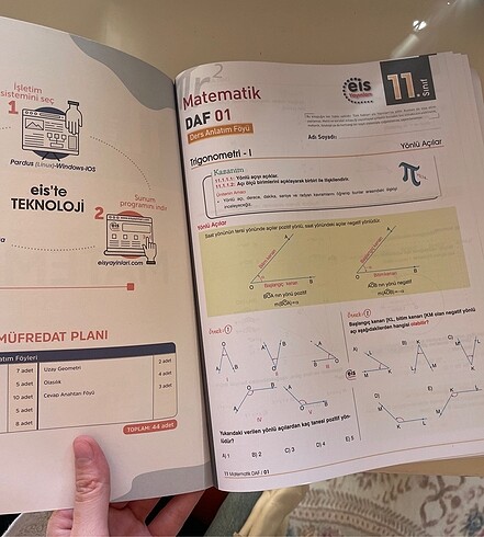Eis Yayınları 11.sınıf Matematik Daf - 2024 - Ders Anlatım Föyü