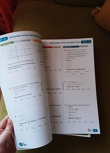 Beden Renk Rehber Matematik Ayt Fasikülü / Türev