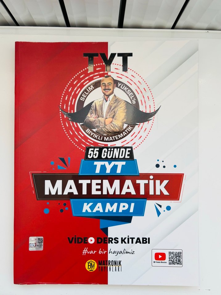 55 Günde TYT Matematik Kampı Video Ders Kitabı 2026 - Görsel 2