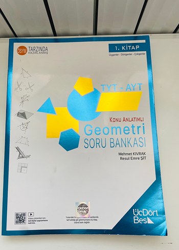  Satılık 345 TYT-AYT Konu Anlatımlı Geometri Soru Bankası