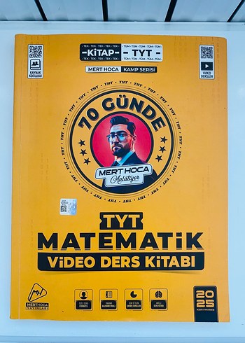 Beden Satılık Mert Hoca 70 Günde TYT Matematik Video Ders Kitabı 2025