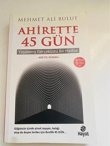 Satılık ahirette 45 gün kitap