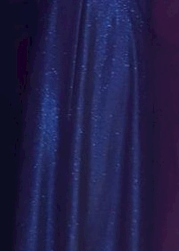 Parlak Lacivert Uzun Abiye Elbise - Görsel 9