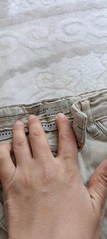 Erkek çocuk keten pantolon - Görsel 5