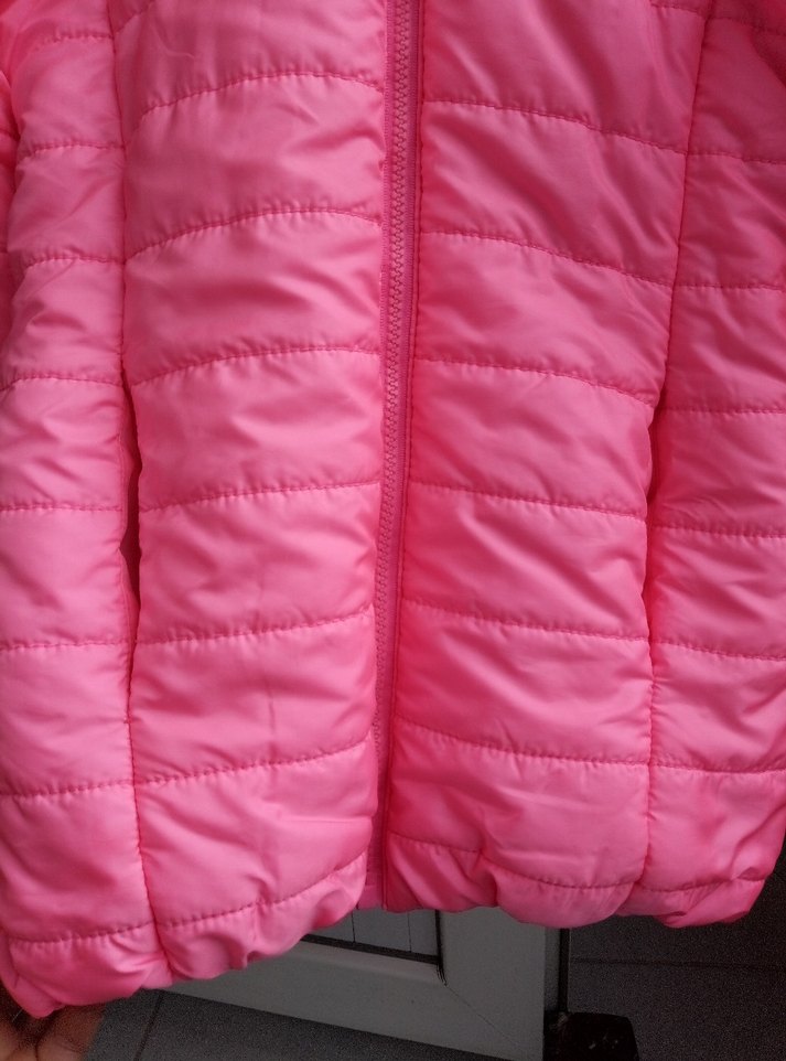 Kız Çocuk Pembe Fermuarlı Mont - Görsel 4