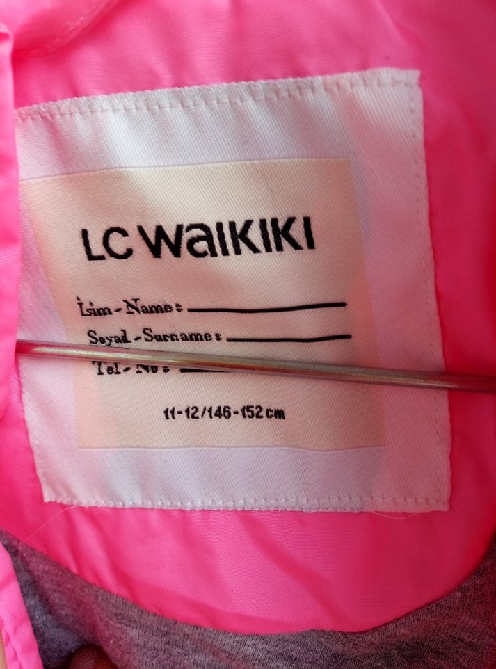 Kız Çocuk Pembe Fermuarlı Mont - Görsel 5