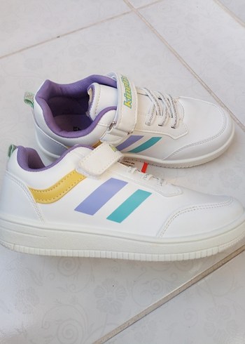 Kinetix Beyaz Kız Çocuk Spor Ayakkabısı - Görsel 2