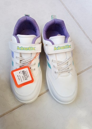 Kinetix Beyaz Kız Çocuk Spor Ayakkabısı - Görsel 10