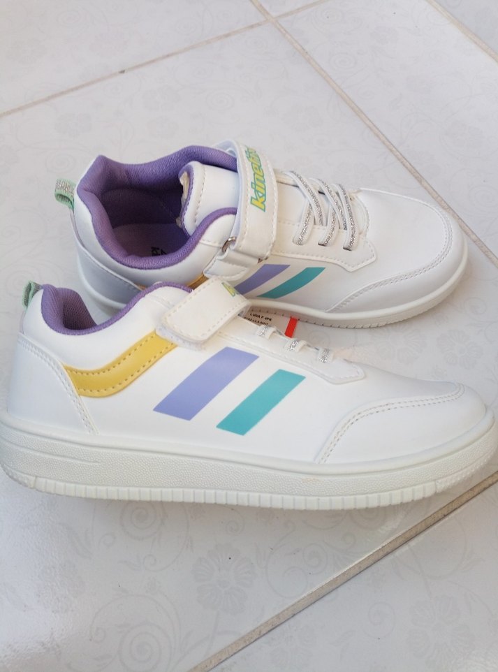 Kinetix Beyaz Kız Çocuk Spor Ayakkabısı - Görsel 2