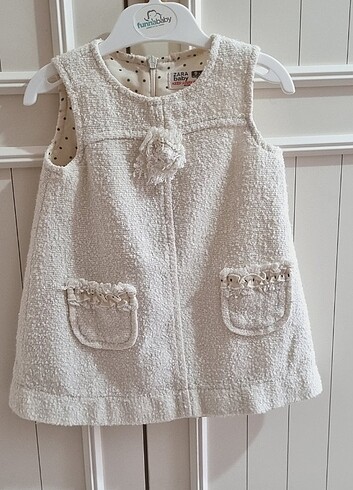9-12 Ay Beden Zara Baby Elbise 