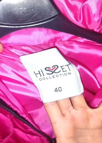 Pembe Uzun Kürklü Kadın Yelek - Görsel 5