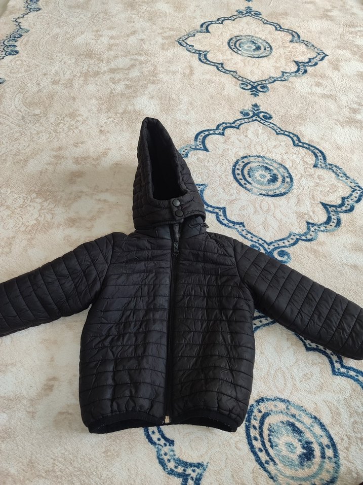 Erkek Çocuk  Kapüşonlu Mont - Görsel 2