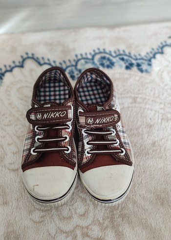 Tokalı Erkek Çocuk Sneakers Kahverengi - Görsel 2