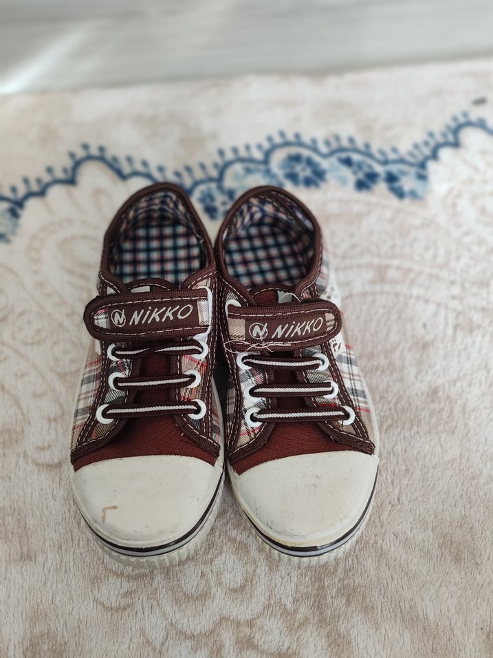 Tokalı Erkek Çocuk Sneakers Kahverengi - Görsel 2