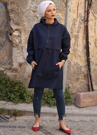 denim lacivert sweatshirt tunşk 