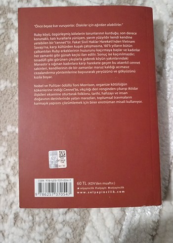 Cennet - Toni Morrison, Türkçe Çeviri - Görsel 2
