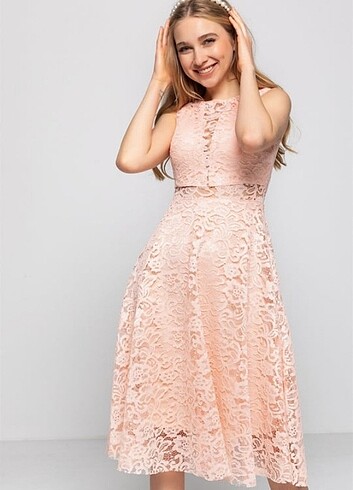 Arin Güpürlü Abiye - Görsel 3