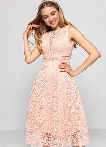 Arin Güpürlü Abiye - Görsel 4