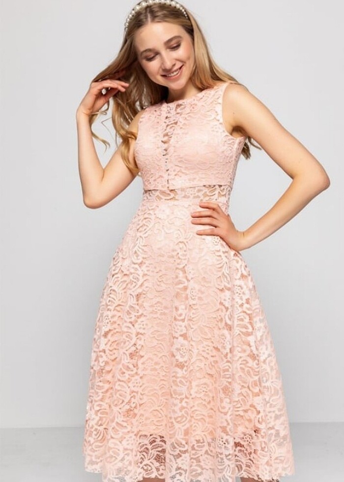 Arin Güpürlü Abiye - Görsel 4