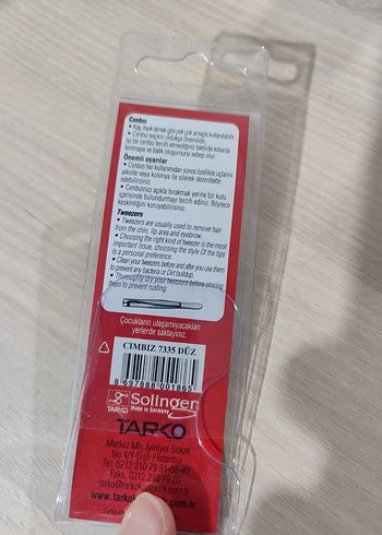 Solingen 7335 cımbız - Görsel 2