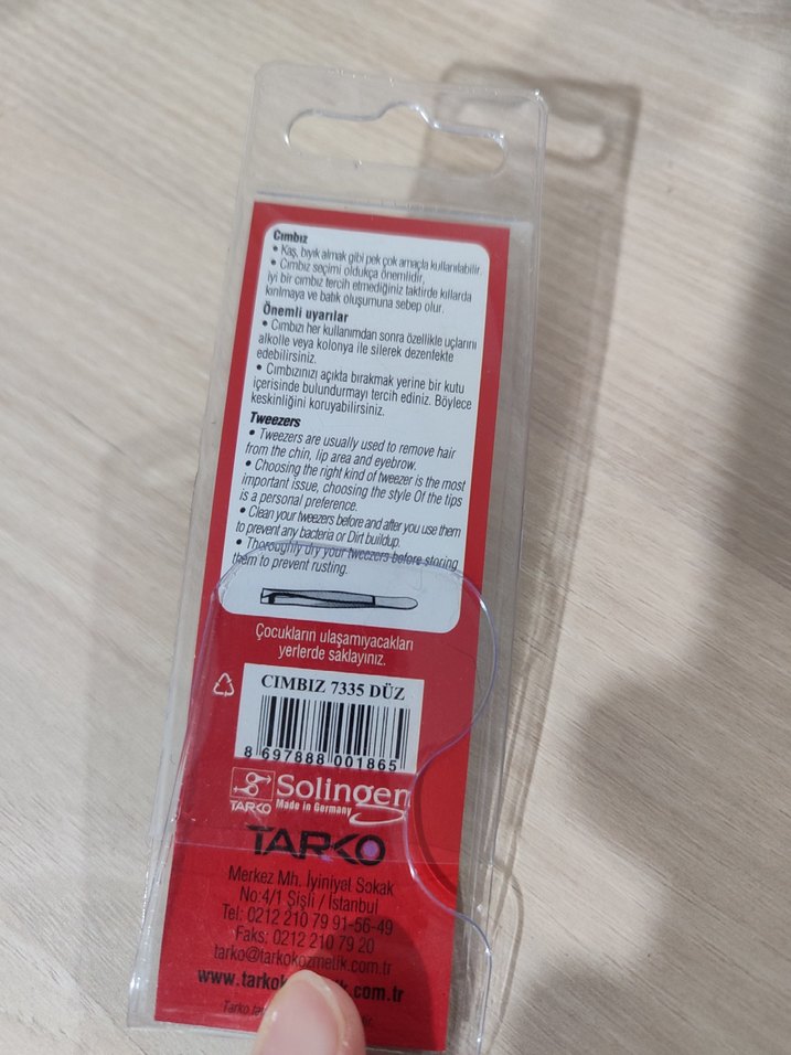 Solingen 7335 cımbız - Görsel 2