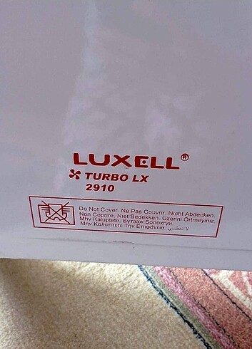  Beden Luxell turbo lx elektrikli ısıtıcı 